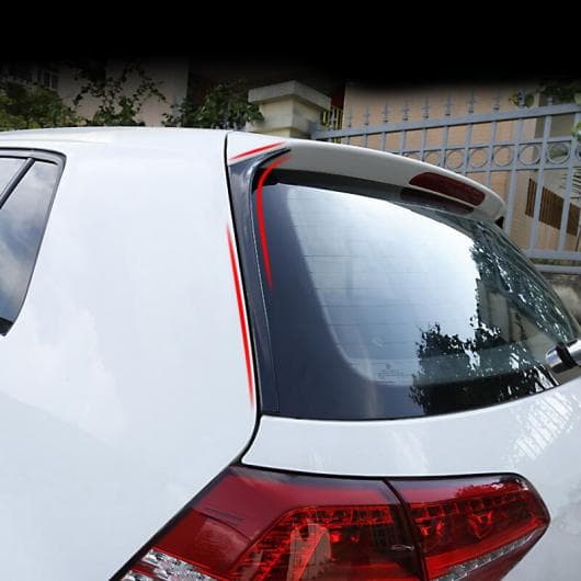 アクセサリー スポイラー 適用: フォルクスワーゲン/VOLKSWAGEN VW ゴルフ 7 MK7 2014 2015 2016 2017 ABS ブラック ペイント リア スポイラー ウイング 2ピース ブラック AL-JJ-5670 AL Car parts thumbnail 3