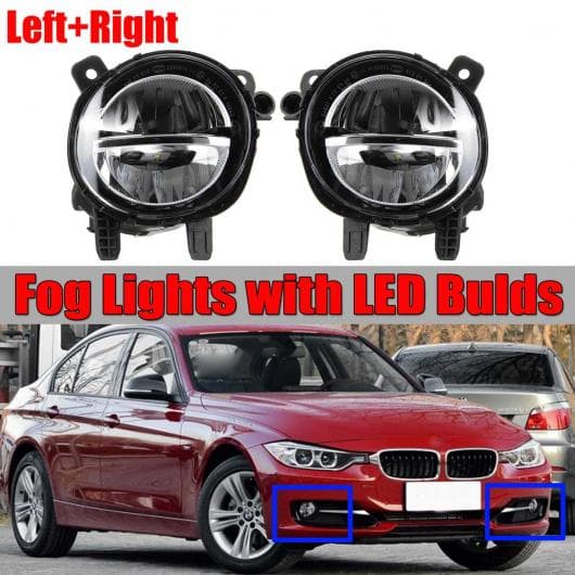 車部品 ペア フロント LED フォグライト フォグランプ DRL ドライビング ランプ 適用: BMW F20 F22 F30 F35 LCI LED バルブ 63177315559 63177315560 AL-EE-0820 AL Car parts thumbnail 2