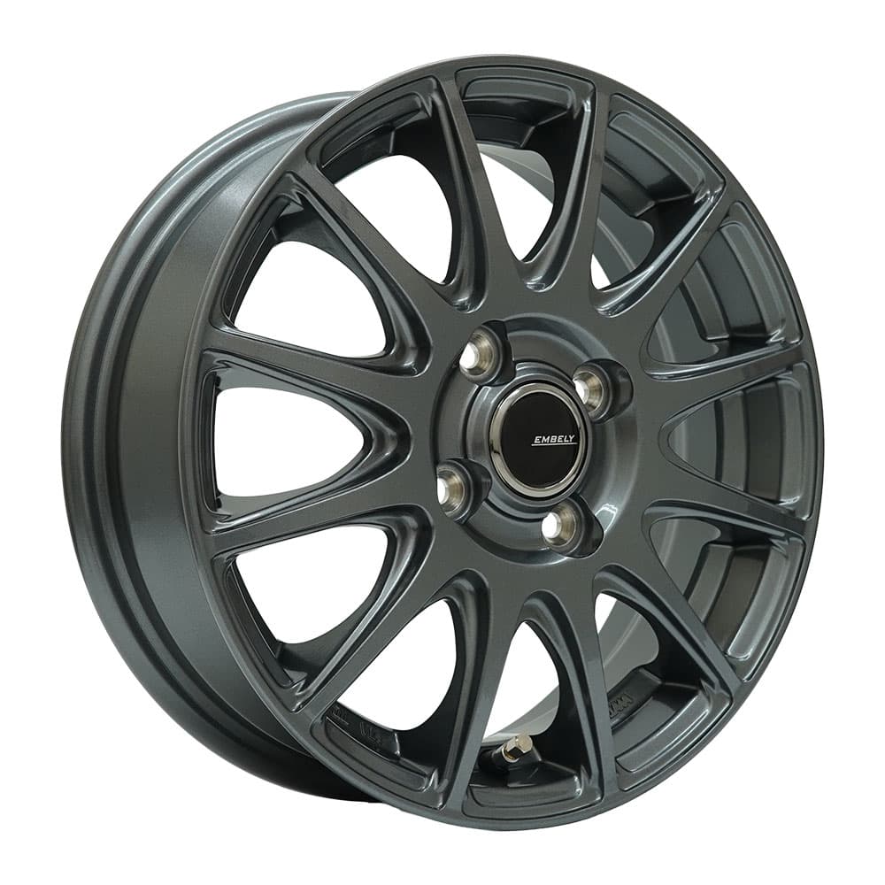 【P最大36.5倍！】155/65R14 スタッドレスタイヤ タイヤホイールセット GOODYEAR （グッドイヤー） ICE NAVI 7 スタッドレス + EMBELY S12 14x4.5 45 100x4 GM 【送料無料】 （155/65/14 155-65-14) 冬タイヤ 14インチ 2026年製 thumbnail 2