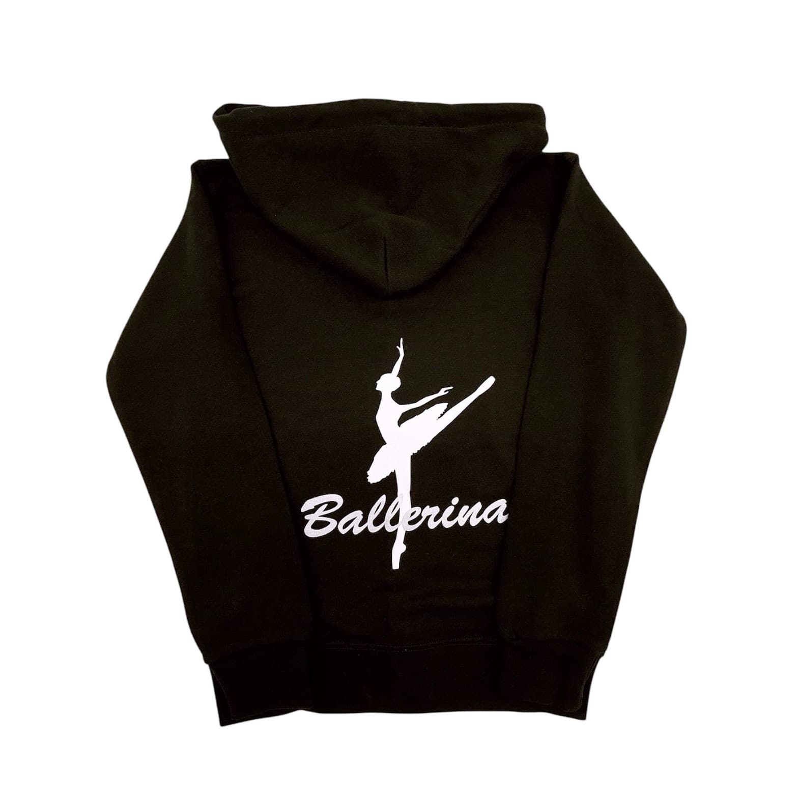 【お買い物マラソン ポイント2倍】【楽天1位受賞】バレエ ジャージ バレエ パーカー 黒 バレリーナ キッズ ジュニア 子供 大人 レディース バレエ発表会 プレゼント おすすめ おしゃれ 人気 ballet ballerina ウォームアップ ウェア バレエ コア 記念品 ギフト 楽屋着