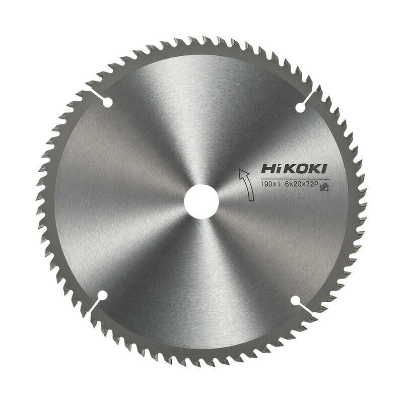 HiKOKI【部品】丸のこ用チップソー造作用チップソー 0031-4315外径190mm 刃数72ハイコーキ　日立工機