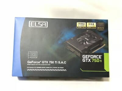 【中古】 ELSA NVIDIA GeForce GD750Ti 2GB グラフィックボード GD750-2GERT