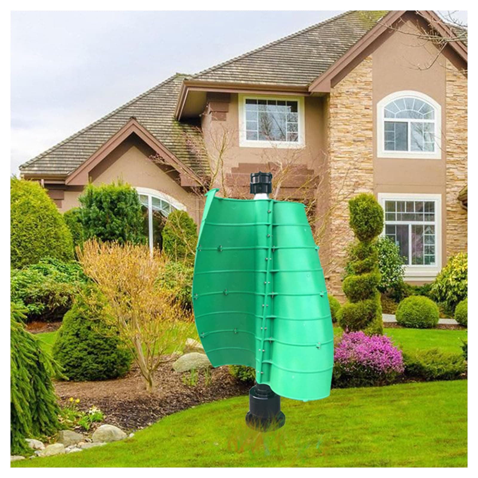 【時間限定P6倍】200W/300W小型風力発電機グリーンポータブル垂直風力タービンホームキャンプ用ヘリックスブレード風力発電機 ブレード水平家庭用風力タービン発電機 パワーパーツタービンキット マリンホーム充電用安定運(12V/24V) 300W