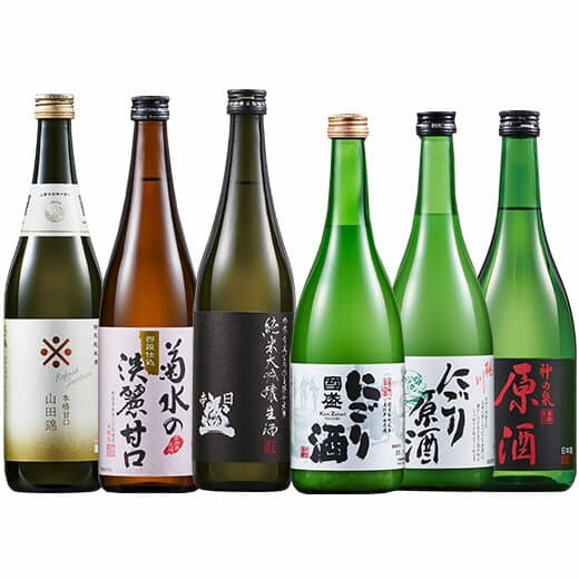 日本酒 純米大吟醸酒 純米酒 本醸造酒 普通酒 利酒師が 選ぶ 甘口 地酒 飲み比べ セット 6本組 第2弾 720ml 敬老の日 父の日 ギフト プレゼント