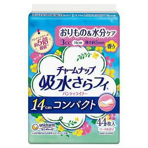 チャームナップ 吸水さらフィ パンティライナー コンパクト ローズの香り 44枚入