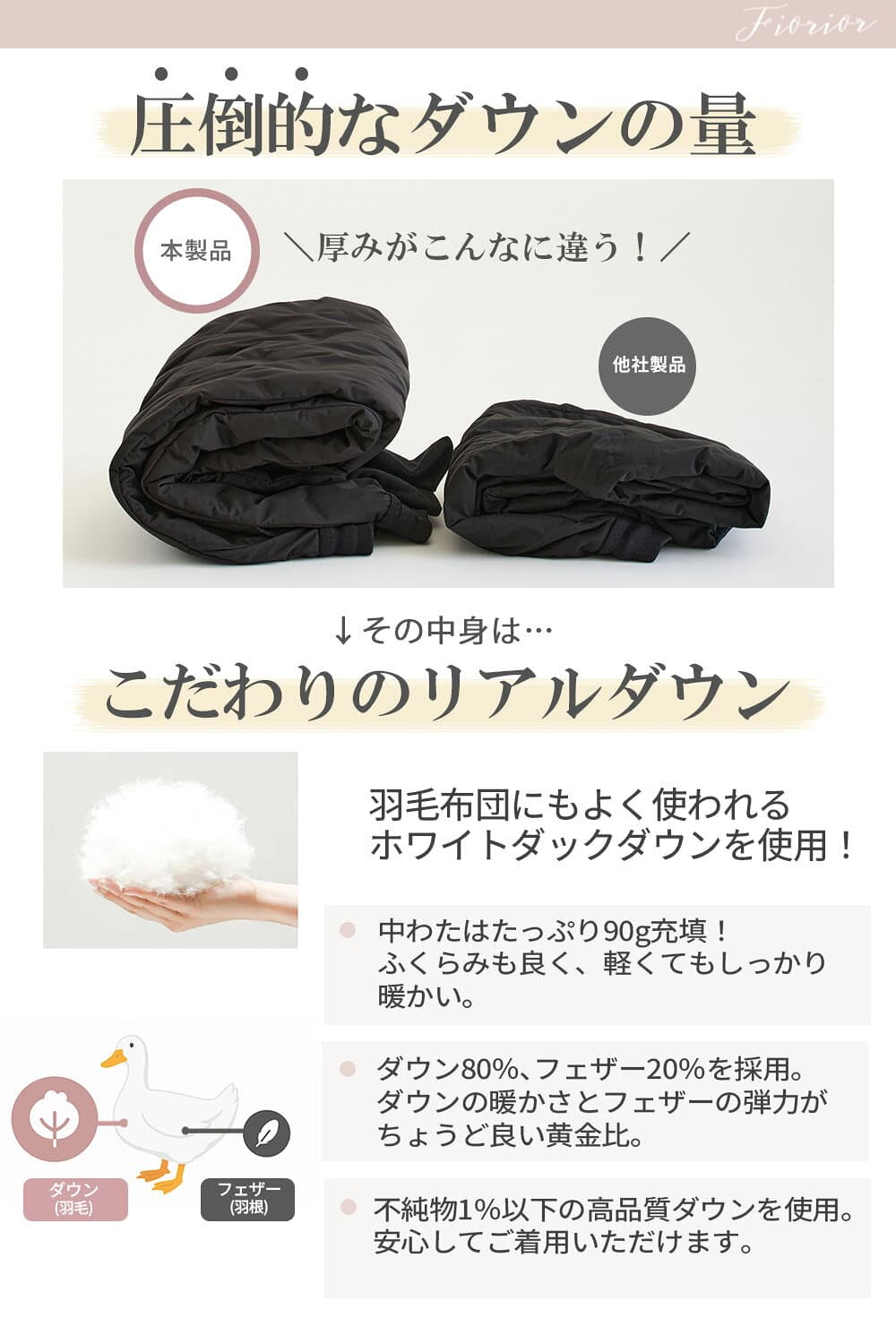 【限定クーポン配布中】高評価★4.6【3冠達成!!】ダウンパンツ レディース ダックダウン 防寒 冬 暖かい ロングパンツ 撥水 ジョガーパンツ 厚手 あったか ズボン 【サイズ展開：M~2XL】【リブ長めで冷えにくい】【正規品】 thumbnail 3