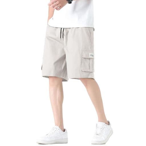 ショートパンツメンズ夏用短パン洗い加工綿ツイルカーゴパンツかっこいいハーフパンツゆったりイージーぱんつおしゃれたんぱんショート丈ボトムス作業わーくぱんつカジュアル半ずぼ…