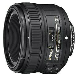 【エントリーで最大全額ポイント還元｜10/11まで】 Nikon｜ニコン カメラレンズ AF-S NIKKOR 50mm f/1.8G NIKKOR（ニッコール） ブラック [ニコンF /単焦点レンズ][AFS50MMF1.8G]