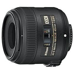 【エントリーで最大全額ポイント還元｜10/11まで】 Nikon｜ニコン カメラレンズ AF-S DX Micro NIKKOR 40mm f/2.8G APS-C用 NIKKOR（ニッコール） ブラック [ニコンF /単焦点レンズ][AFSDXMC40MM2.8G]