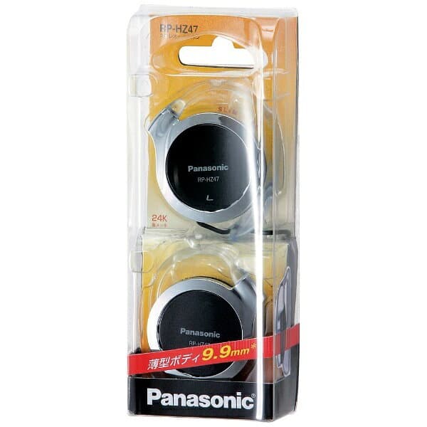 Panasonic｜パナソニック 耳かけ型 RP-HZ47 ブラック [耳かけ型 /φ3.5mm ミニプラグ][RPHZ47K] panasonic thumbnail 2