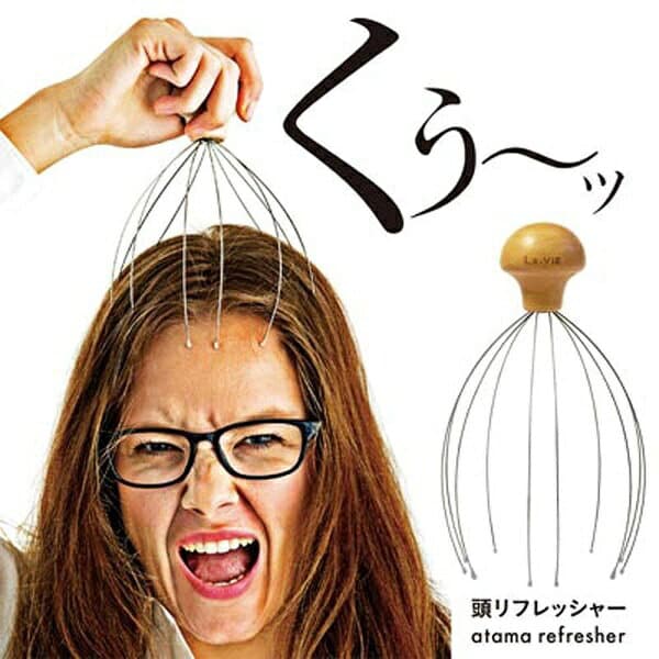 La-VIE｜ラ・ヴィ 健康グッズ ストレッチ・コリほぐし・ツボ押し 頭リフレッシャー 3B-4744 thumbnail 2
