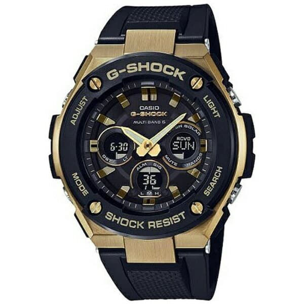 【エントリーで最大全額ポイント還元｜10/11まで】 CASIO｜カシオ G-SHOCK（G-ショック） 「G-STEEL （Gスチール) MULTI BAND 6」　GST-W300G-1A9JF[GSTW300G1A9JF]