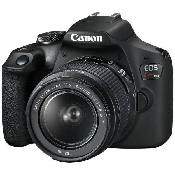【エントリーで最大全額ポイント還元｜10/11まで】 CANON｜キヤノン EOS Kiss X90 デジタル一眼レフカメラ EF-S18-55 IS II レンズキット ブラック EOSKISSX901855IS2LK [ズームレンズ][EOSKISSX901855IS2LK]