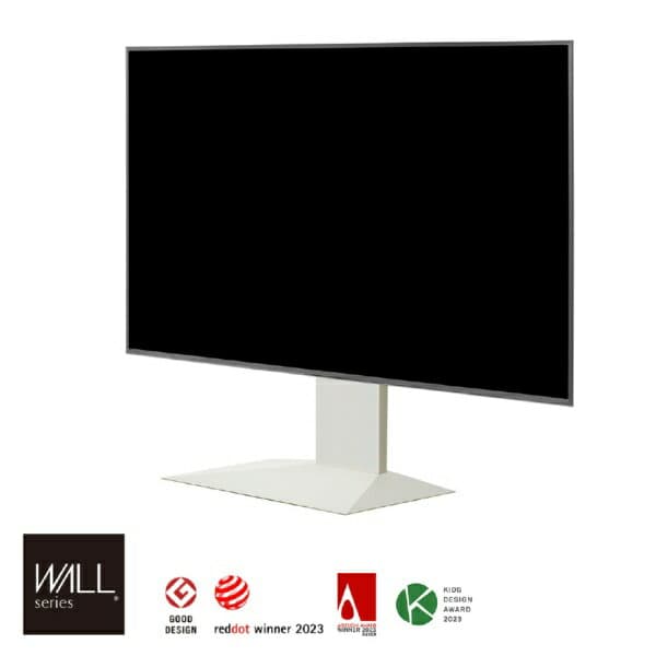 【エントリーで最大全額ポイント還元｜10/11まで】 NAKAMURA｜ナカムラ 50〜100V型対応 テレビスタンド WALL V4 フロアタイプ サテンホワイト WLTVJ5111
