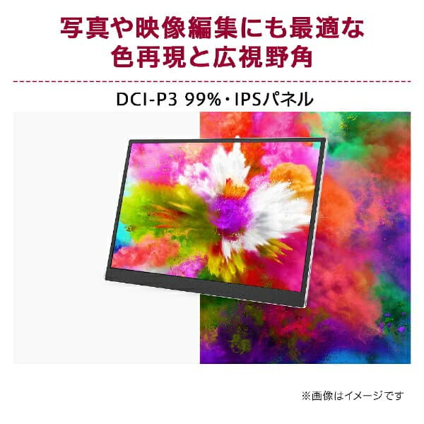 【エントリーで最大全額ポイント還元｜10/11まで】 LG｜エルジー USB-C接続 PCモニター LG gram +view シルバー 16MR70 [16型 /WQXGA(2560×1600） /ワイド] thumbnail 3