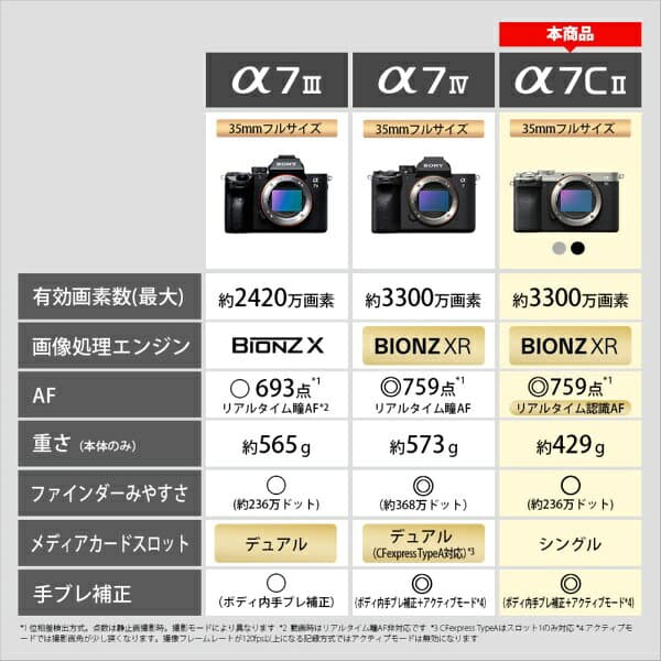 【エントリーで最大全額ポイント還元｜10/11まで】 SONY｜ソニー α7C II ミラーレス一眼カメラ ズームレンズキット シルバー ILCE-7CM2L [ズームレンズ] thumbnail 3