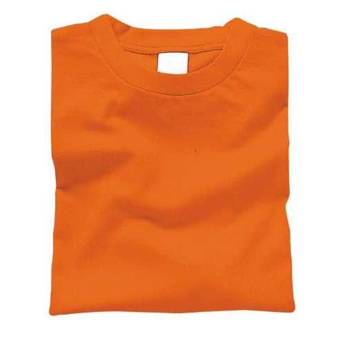 カラーTシャツ(ヘビーウェイト) M オレンジ（版画 孔版 オリジナルTシャツ）