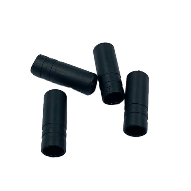 自転車用 シフトアウターワイヤー用キャップ 100個入 ブラック 内径 4mm アウターキャップ