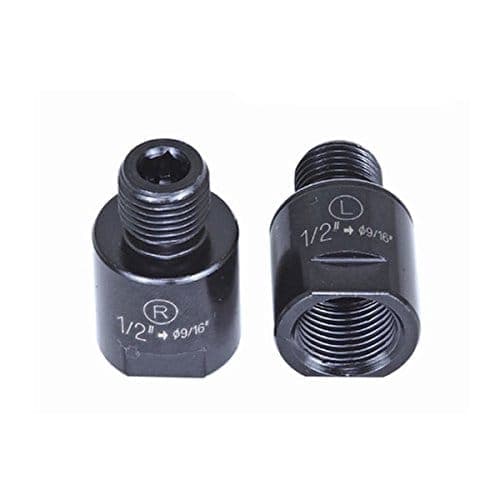 Alta自転車ペダルアダプターは、1/2インチのクランクと9/16インチの自転車ペダルに適合します。