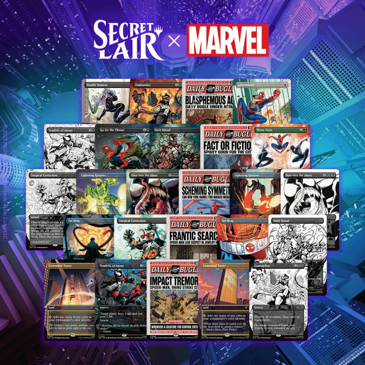 マジック：ザ・ギャザリング Secret Lair Marvel's Spider-Man Superdrop The Non-Foil Web-Slinger Bundle【クレジットカード決済限定】