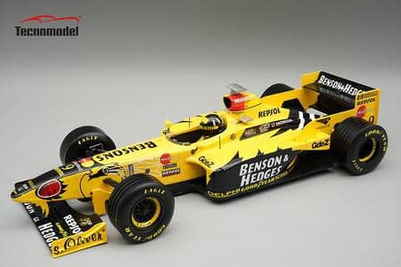 テクノモデル 1/18 ジョーダンホンダ 198 ベルギーGP 1998 優勝車 #9 Damon Hill ドライバーフィギュア付き 【TMD18-426B】 (ミニカー)