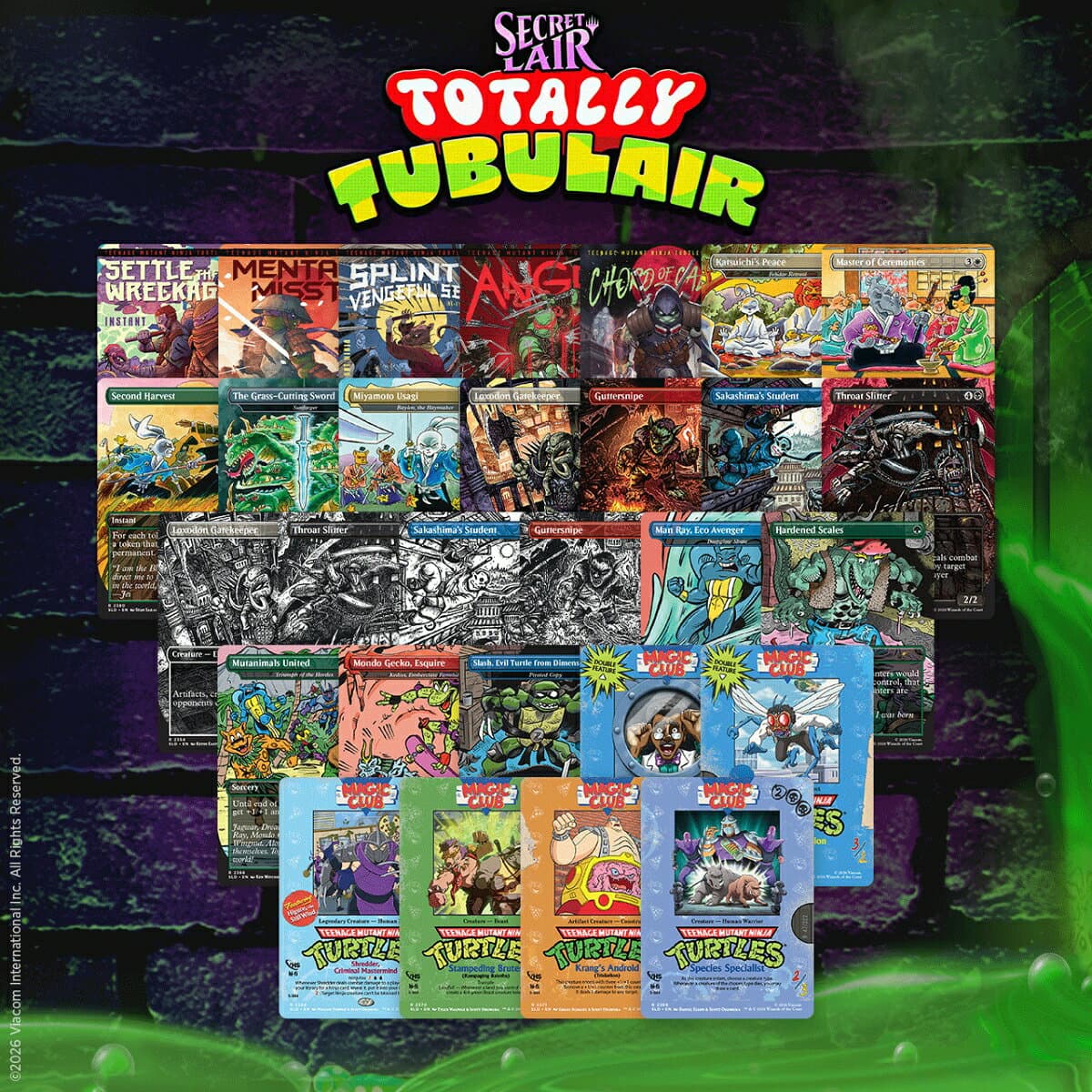 マジック：ザ・ギャザリング Secret Lair Totally Tubulair Superdrop Heroes in a Half Shell Non-Foil Bundle【クレジットカード決済限定】