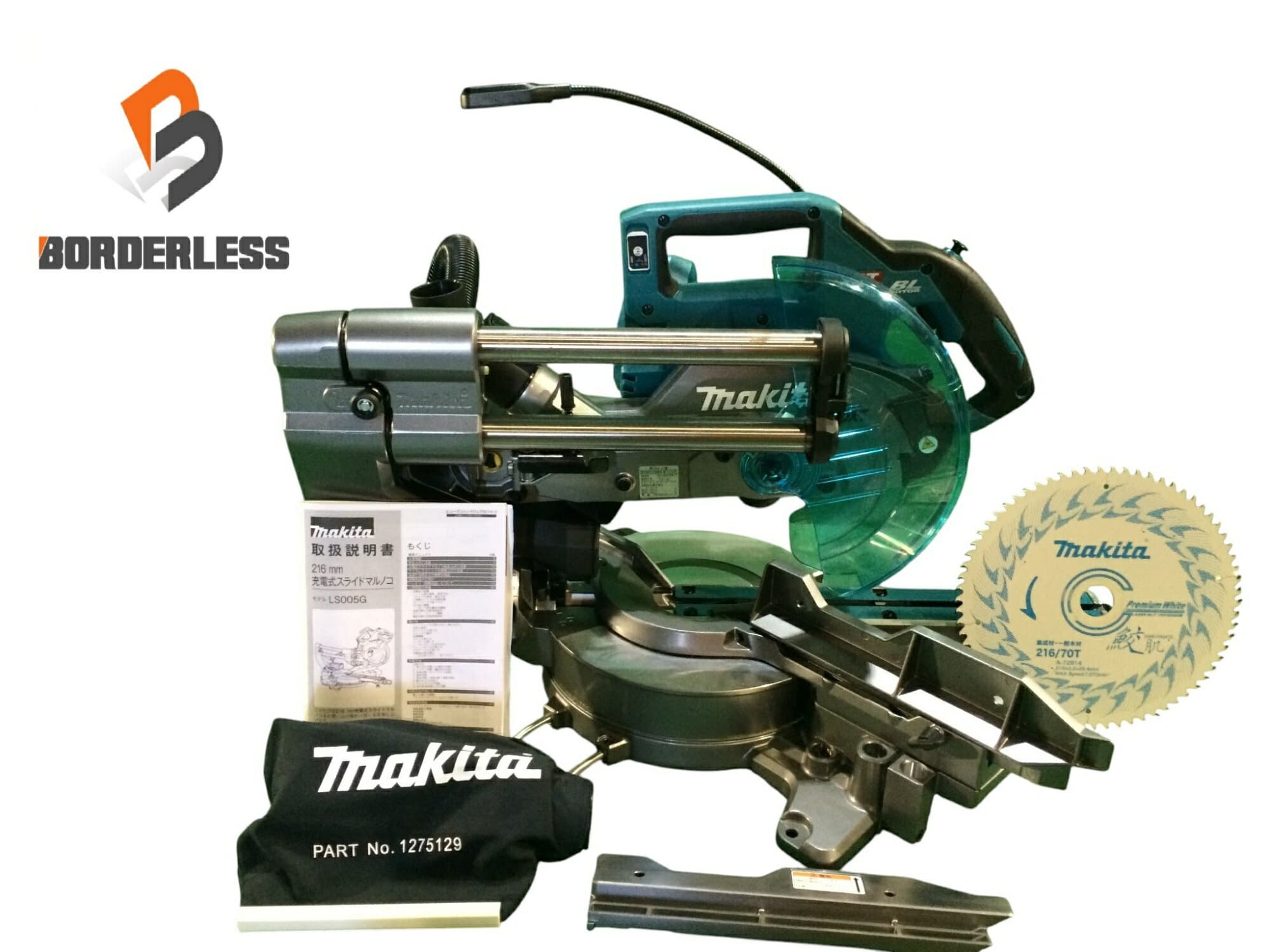 ☆未使用品☆makita マキタ 40Vmax 216mm 充電式スライドマルノコ LS005GZ 本体のみ116608
