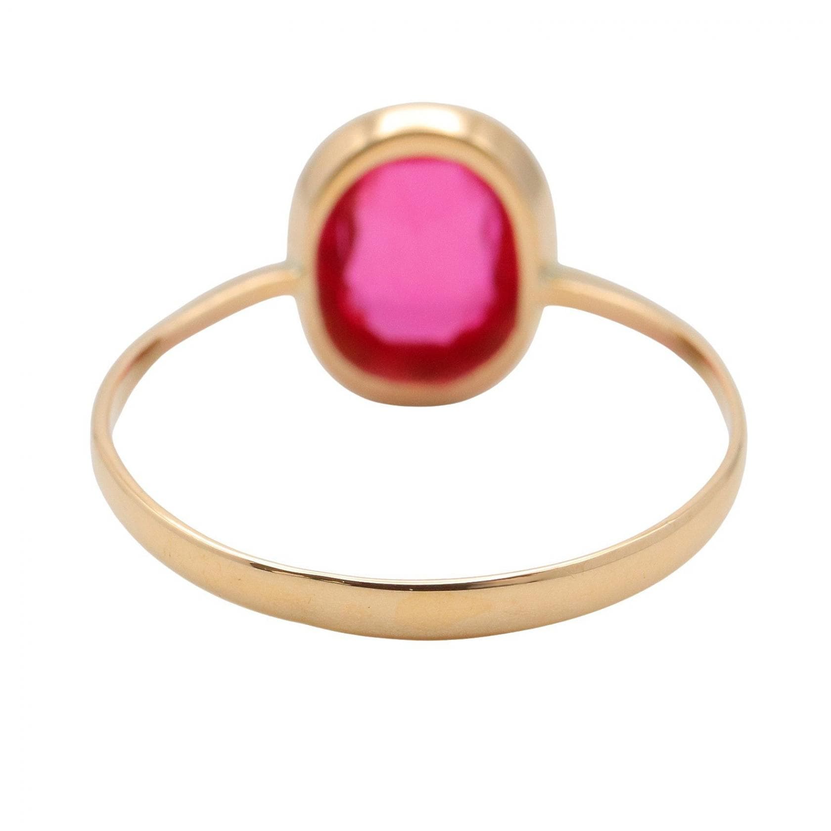 【10%OFFクーポン対象 10/4 20時〜10/9 9:59】ジュエリー JEWELRY 色石 リング リング・指輪 ジュエリー K18（イエローゴールド） 色石 レディース ピンク系 / ゴールド系 色石 1.9g 【中古】 thumbnail 3