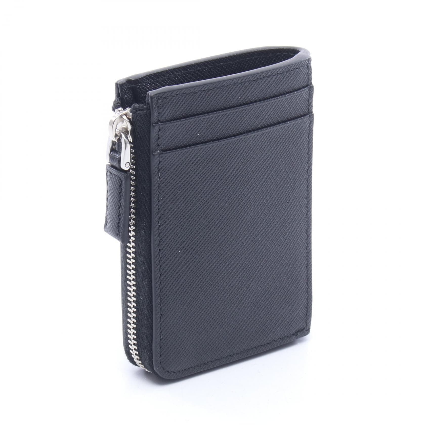 プラダ PRADA カードケース コインケース 財布 サフィアーノレザー レディース ブラック系 2MC129QHHF0002 【新品】 thumbnail 3