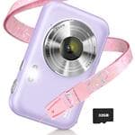 【レビュー特典】 デジカメ デジタルカメラ キッズカメラ 子供用 4400万画素 16倍ズーム トイカメラ 知育玩具 1080P 自撮り 手振れ補正 ミニカメラ 撮影 小学生 中学生 修学旅行 遠足 プレゼント ギフト 贈り物 入学祝