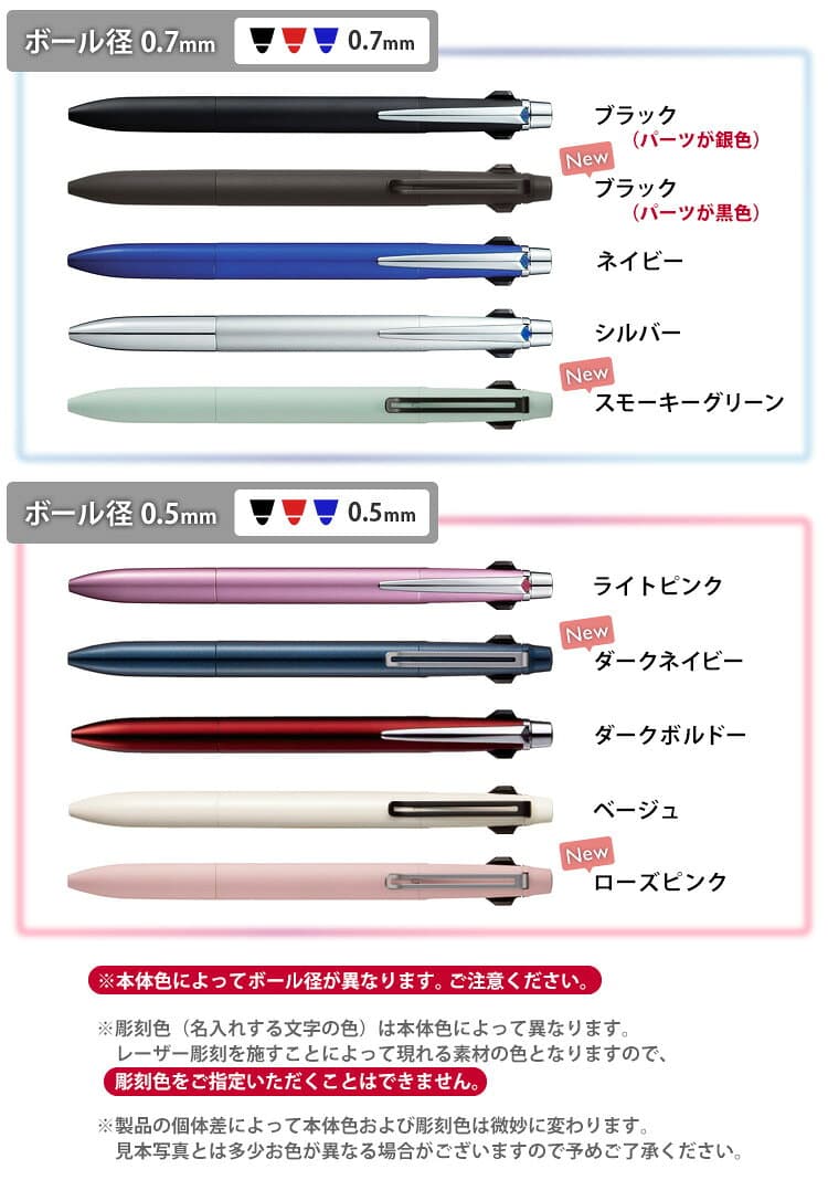 ジェットストリーム プライム 名入れ ボールペン 高級 3色 刻印 uni 三菱鉛筆 0.5mm 0.7mm 多機能ペン 名前入り プレゼント ギフト お祝い 入学 卒業 就職 退職 餞別 送別会 社内表彰 即日発送 送料無料 あす thumbnail 3