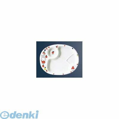 (LINEクーポン有)5445210 メラミン 子供食器 ミッフィーフルーツシリーズ ランチ皿 CM−69FR 4523927009667