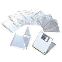 (LINEクーポン有)ELECOM エレコム PK-10 フロッピープラケース 10枚 PK10 FDプラケース メディアケース フロッピーディスクケース クリアー