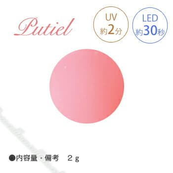 Putiel カラージェル 102 ラブピンク 2g 【ネイル パーツ ジェルネイル】