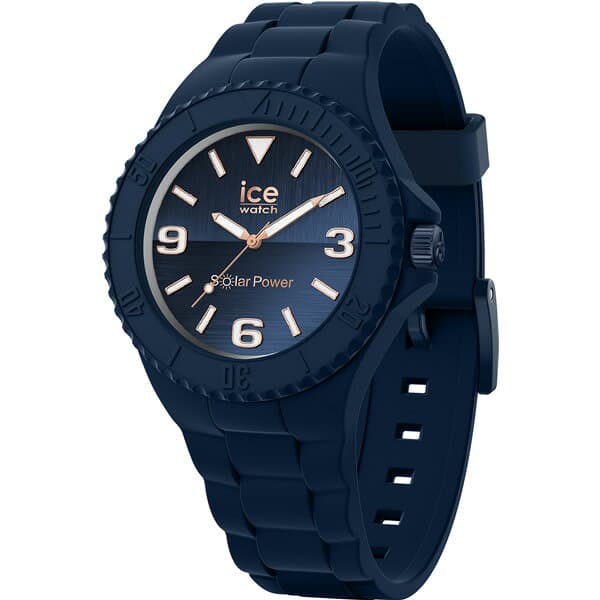 【マラソンセール】【半額 50%OFF】ICE WATCH アイスウォッチ 腕時計 メンズ ソーラー アイスジェネレーション ウォッチ シリコン ラバー 10気圧防水 人気 ブランド ネイビー 限定 020632 thumbnail 3