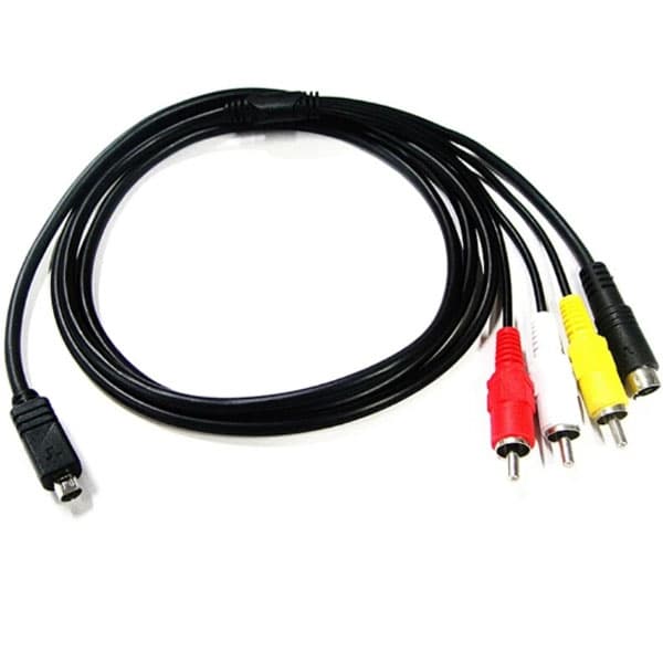 [送料無料][S端子あり] SONY ソニー AVケーブル VMC-15FS VMC-30FS 互換品 1.2m | ハンディカム デジタルビデオカメラ サイバーショット テレビ接続 赤白黄 三色ケーブル 汎用 thumbnail 3