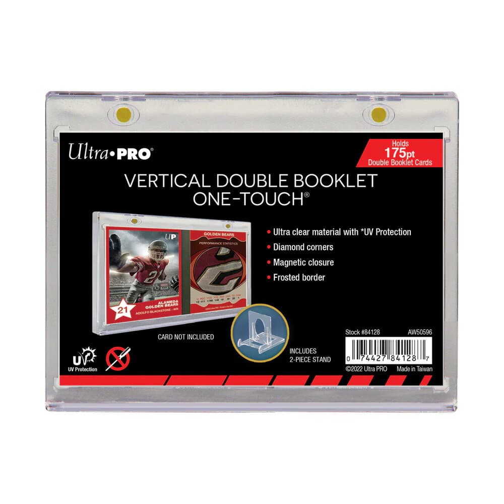【ウルトラプロ UltraPro 収集用品】縦型ブックレットカード用UVワンタッチマグネットホルダー #84128 | Vertical Booklet Card Holder - UV One Touch （可動式スタンド1個付属）