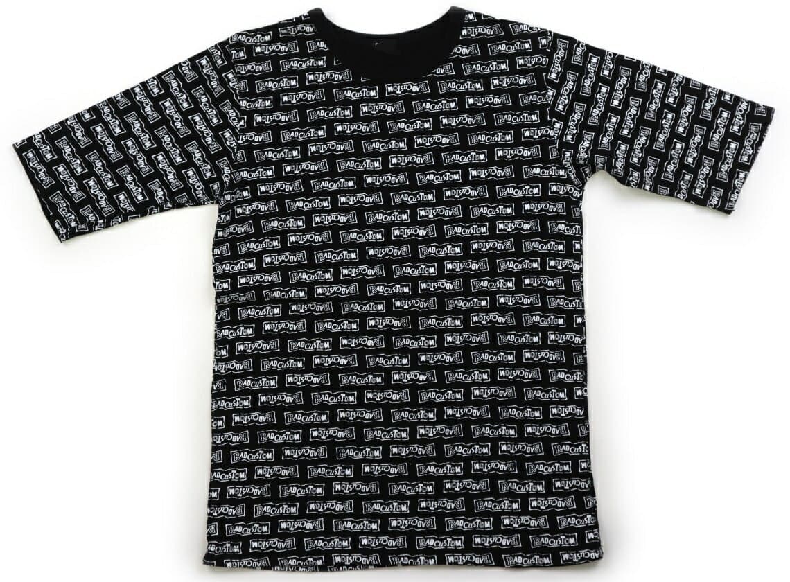 ラッドカスタム RAD CUSTOM Tシャツ・カットソー 140 男の子 ブラック×ホワイトロゴ 子供服 ベビー服 キッズ アウトレット ユーズド 【中古】キッズ・ベビー・マタニティ