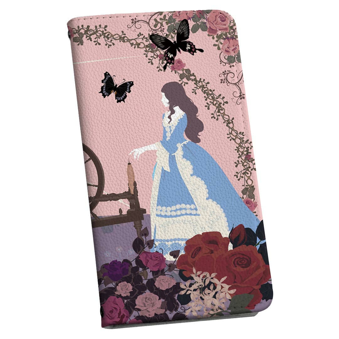 iPhone15pro 6.1インチ 専用 各キャリア iPhone15 Pro プロ 共通対応 ケース カバー 手帳型 マグネット式 ピタッと閉まる レザーケース カード収納 ポケット igcase 009099 童話モチーフ　イラスト