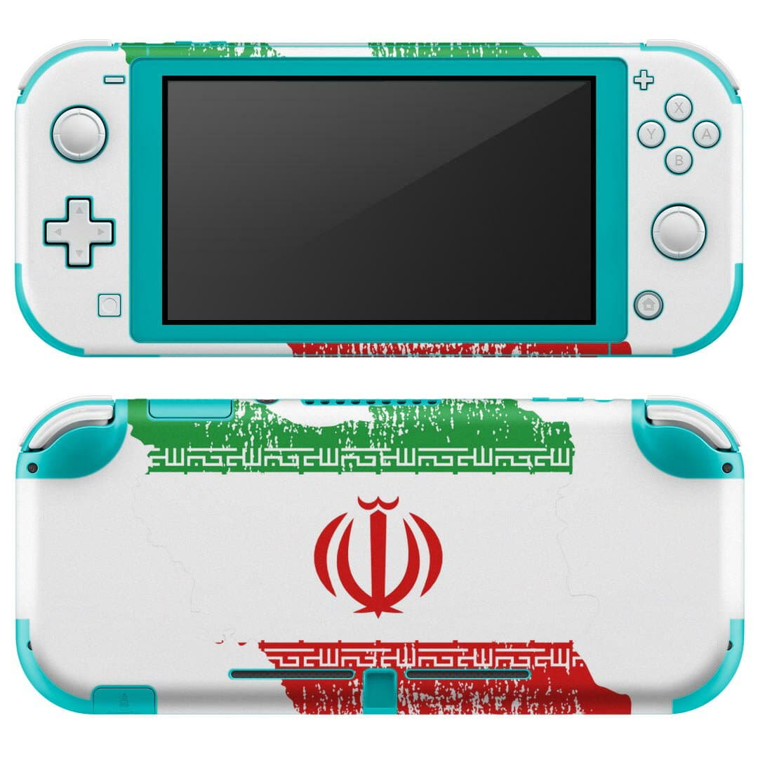 igsticker Nintendo Switch Lite 専用 デザインスキンシール 全面 ニンテンドー スイッチ ライト 専用 ゲーム機 カバー アクセサリー フィルム ステッカー エアフリー 018852 国旗 iran イラン