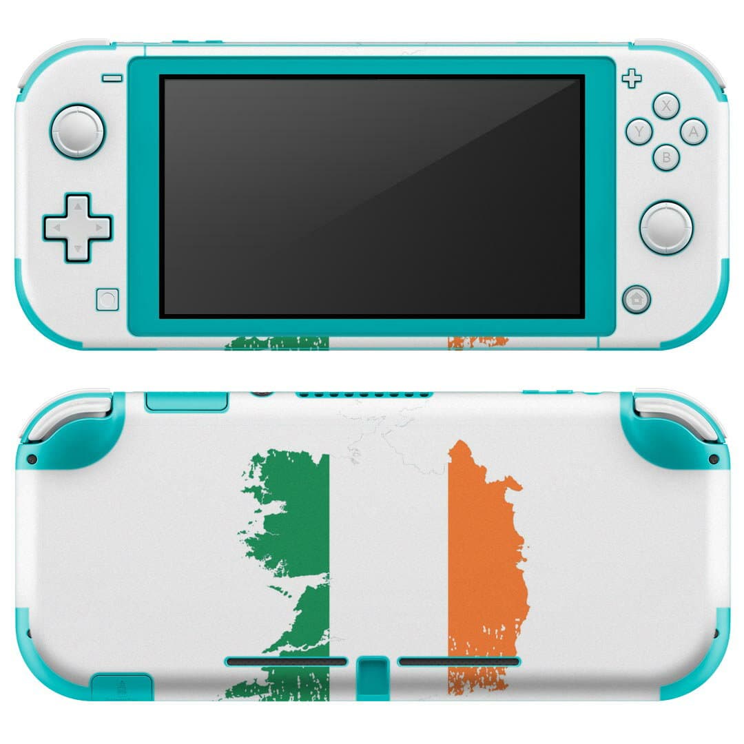 igsticker Nintendo Switch Lite 専用 デザインスキンシール 全面 ニンテンドー スイッチ ライト 専用 ゲーム機 カバー アクセサリー フィルム ステッカー エアフリー 018854 国旗 ireland アイルランド