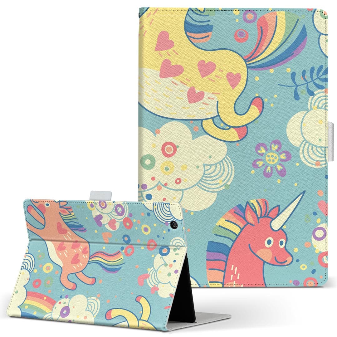 OPPO Pad Air 用 タブレットケース Lサイズ 手帳型 タブレットケース カバー 全機種対応有り レザー フリップ ダイアリー 二つ折り 革 005431 キャラクター　イラスト