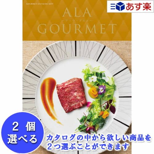 【当日発送 11時までの注文分】特選グルメカタログ アラグルメ ハーモニック カタログギフト ｢ ア・ラ・グルメ ( ALA GOURMET )｣ レッドアイ 2品選べるダブルチョイス 10000円コース 人気 結婚祝 結婚内祝 内祝 香典返し 御中元 御歳暮
