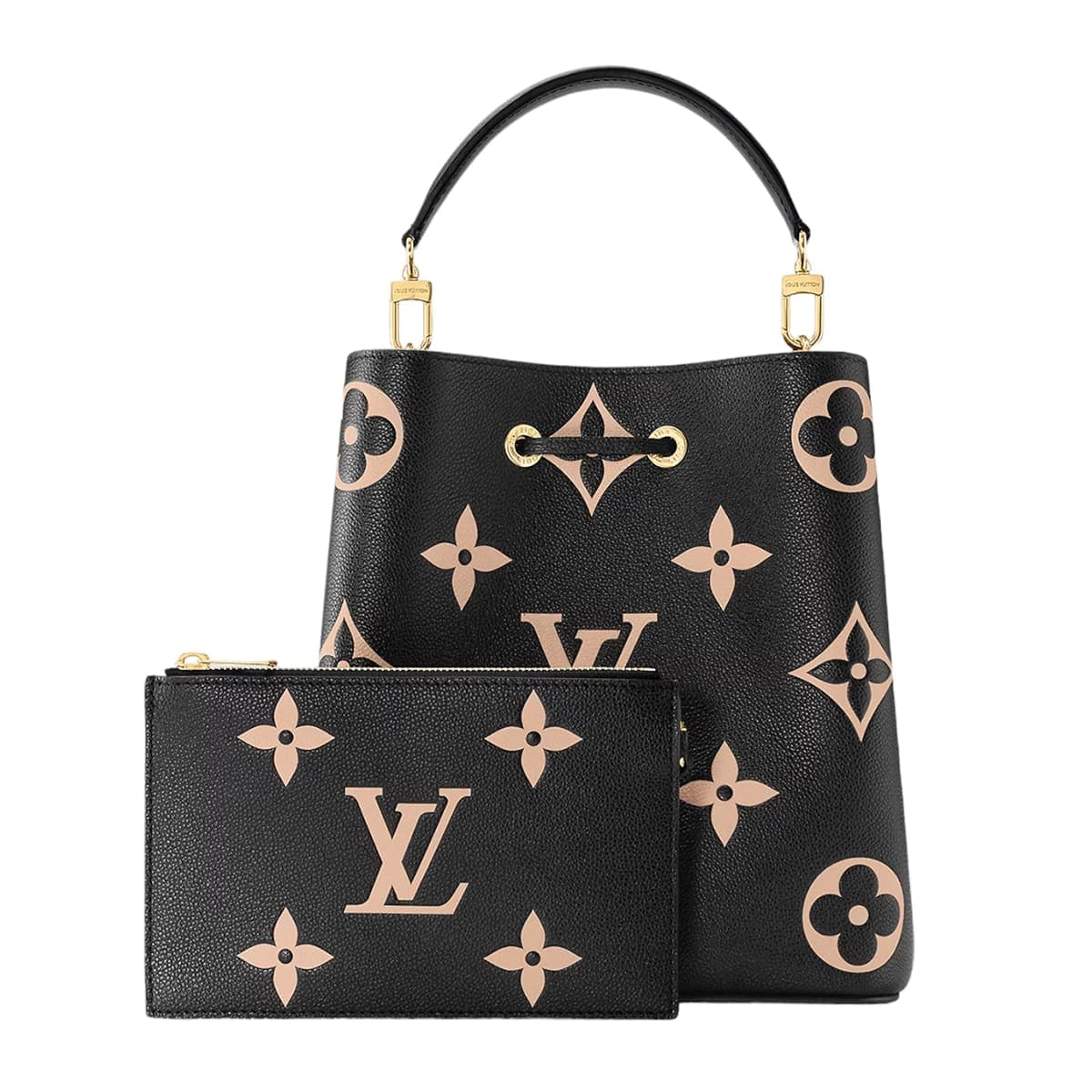 【P3倍】ルイヴィトン モノグラム バッグ レディース LOUIS VUITTON バッグ ショルダーバッグ バイカラー モノグラム アンプラント レザー ネオノエ MM ブラック ベージュ M45497 ショルダーバッグ レディース ルイ ヴィトン 通販 thumbnail 2