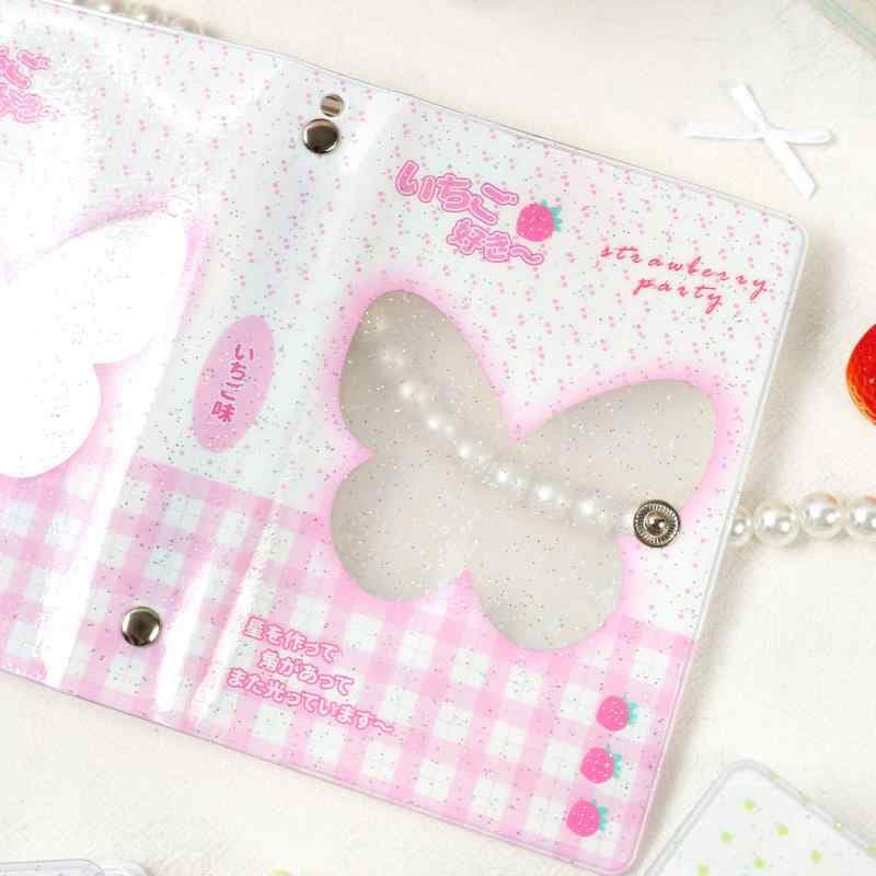 手帳 かわいい 小型 ポータブル A7 サイズ 豆豆 モチーフ 莓莓 気泡水 デザイン フリップノート 日常使い 持ち運びやすい 高颜値 ノート