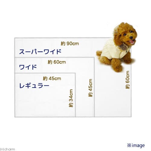 国産ペットシーツ　薄型レギュラー　160枚　1回交換タイプ（45cm×34cm）　お一人様4点限り　関東当日便 thumbnail 3