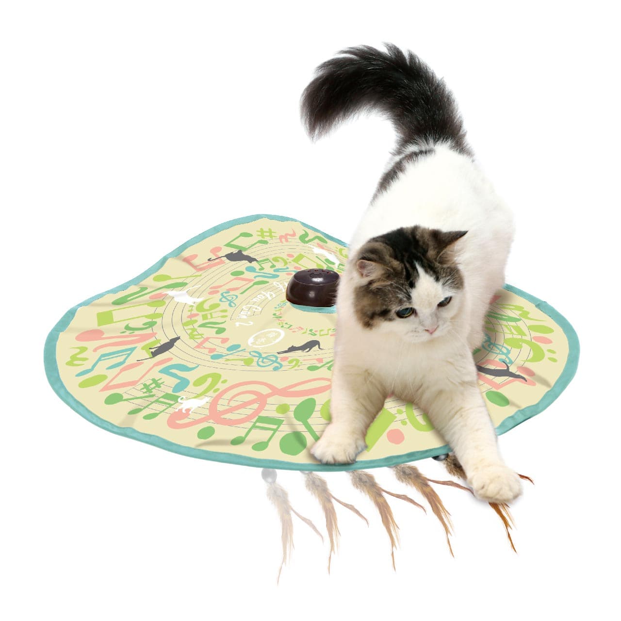 おもちゃ　猫用　猫壱　キャッチ・ミー・イフ・ユー・キャン2　猫と音符　猫　正規品　関東当日便 thumbnail 2