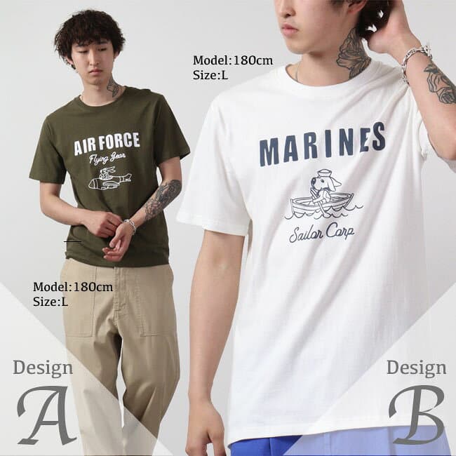 プリントTシャツ メンズ 半袖 夏 アメカジ ストリート カジュアル ロゴ 男 女 サーフ 親子 ペア アメリカ 綿 USA コットン お揃い カットソー ホワイト ベージュ ナチュラル S M L LL メール便 レディース 大人 thumbnail 2
