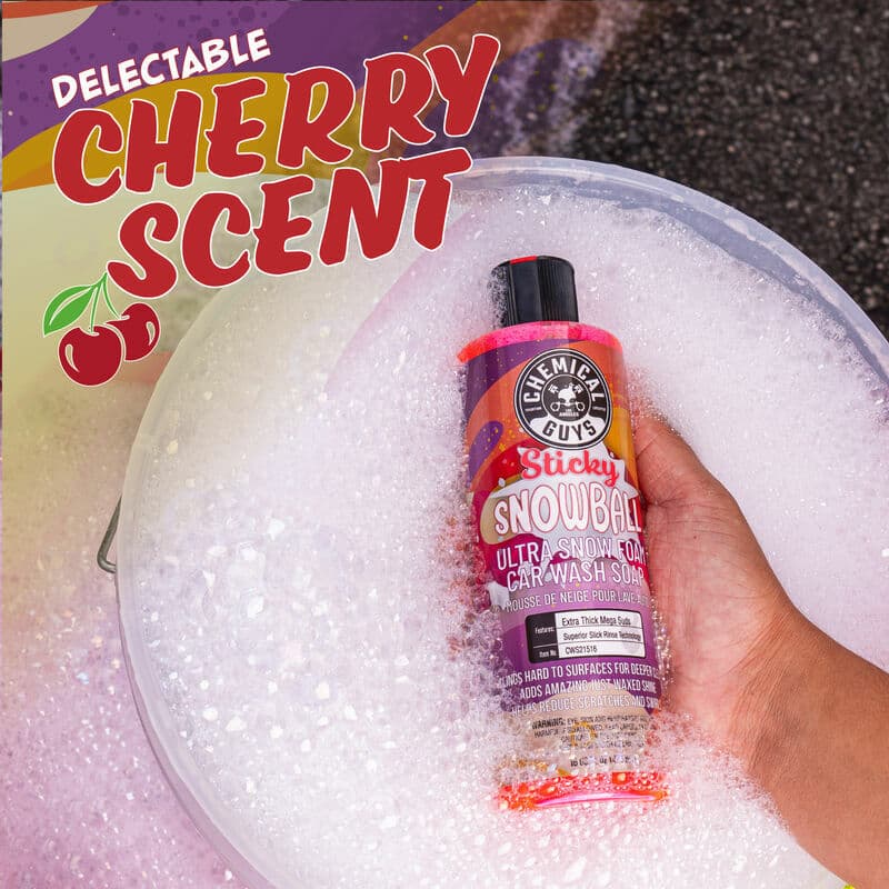カーシャンプー：STICKY SNOWBALL ULTRA SNOW FOAM CAR WASH　16oz　 CHEMICALGUYS ケミカルガイズ 洗車用品　カーメンテナンス　　カー用品　カーケア thumbnail 3