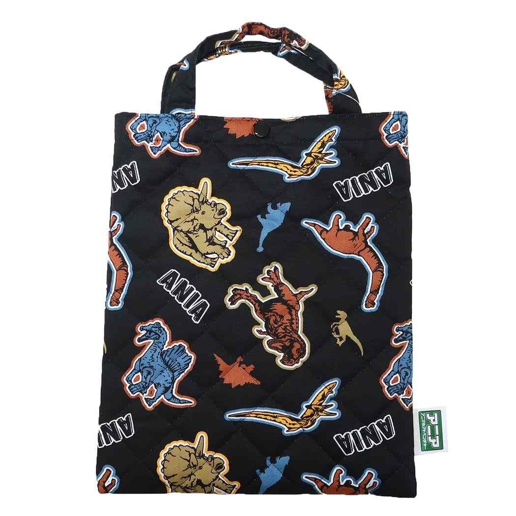 【ポイント10倍 & クーポン！】アニア タブレットケース キルトマルチケース クロ 恐竜 マルヨシ 新学期準備雑貨 幼稚園 小学生 キャラクター グッズ メール便可 シネマコレクション